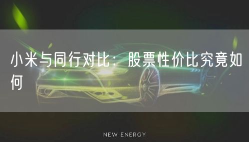 小米与同行对比：股票性价比究竟如何