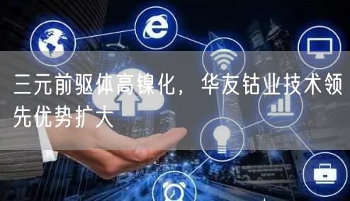 三元前驱体高镍化，华友钴业技术领先优势扩大