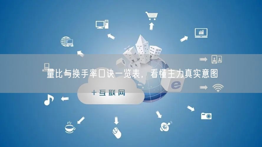 量比与换手率口诀一览表，看懂主力真实意图