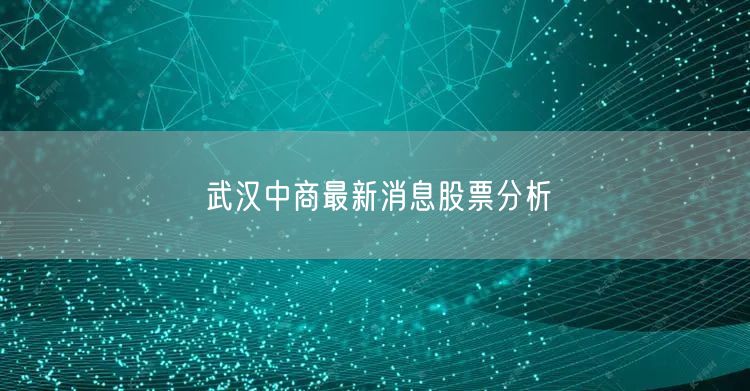 武汉中商最新消息股票分析