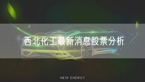 西北化工最新消息股票分析